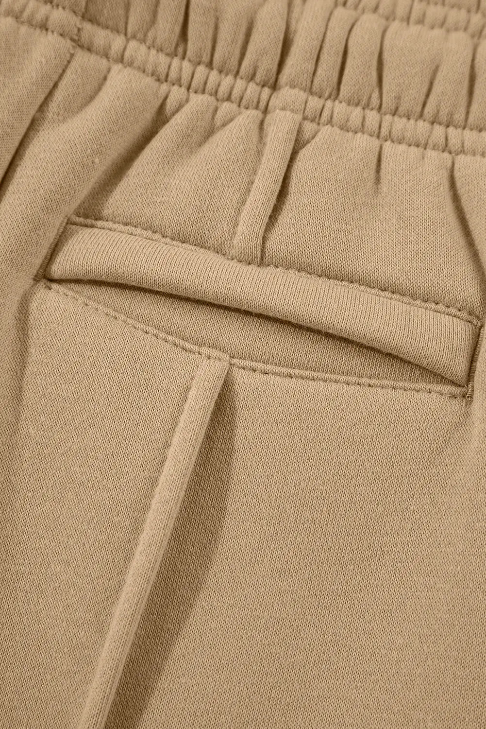 Smoke Grey Exposed Seam Drawstring High Waist Wide Leg Trousers Beagle Boutique Fashion Outlet