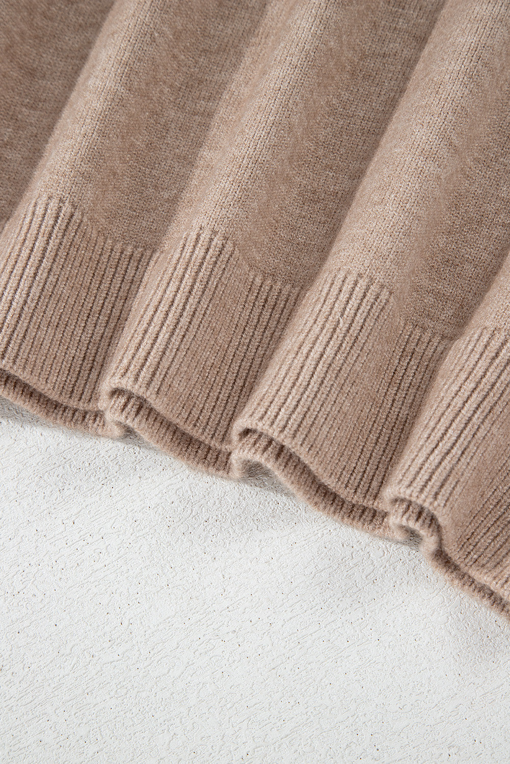 Smoke Grey Pearled Drop Shoulder Plus Size Sweater - eAura