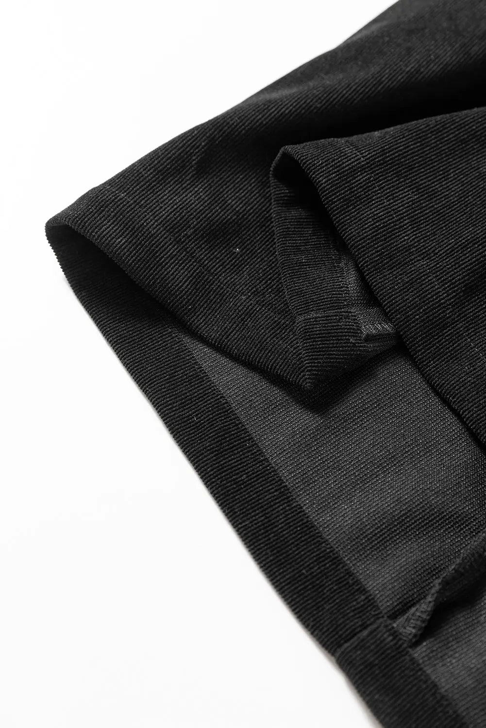 Soft Corduroy Half Button Collared Long Sleeve Mini Dress - eAura