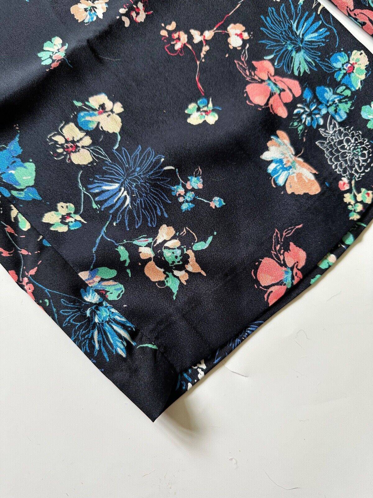 Stradivarius Floral Trousers Navy XS, S, M - BB Fashion Outlet