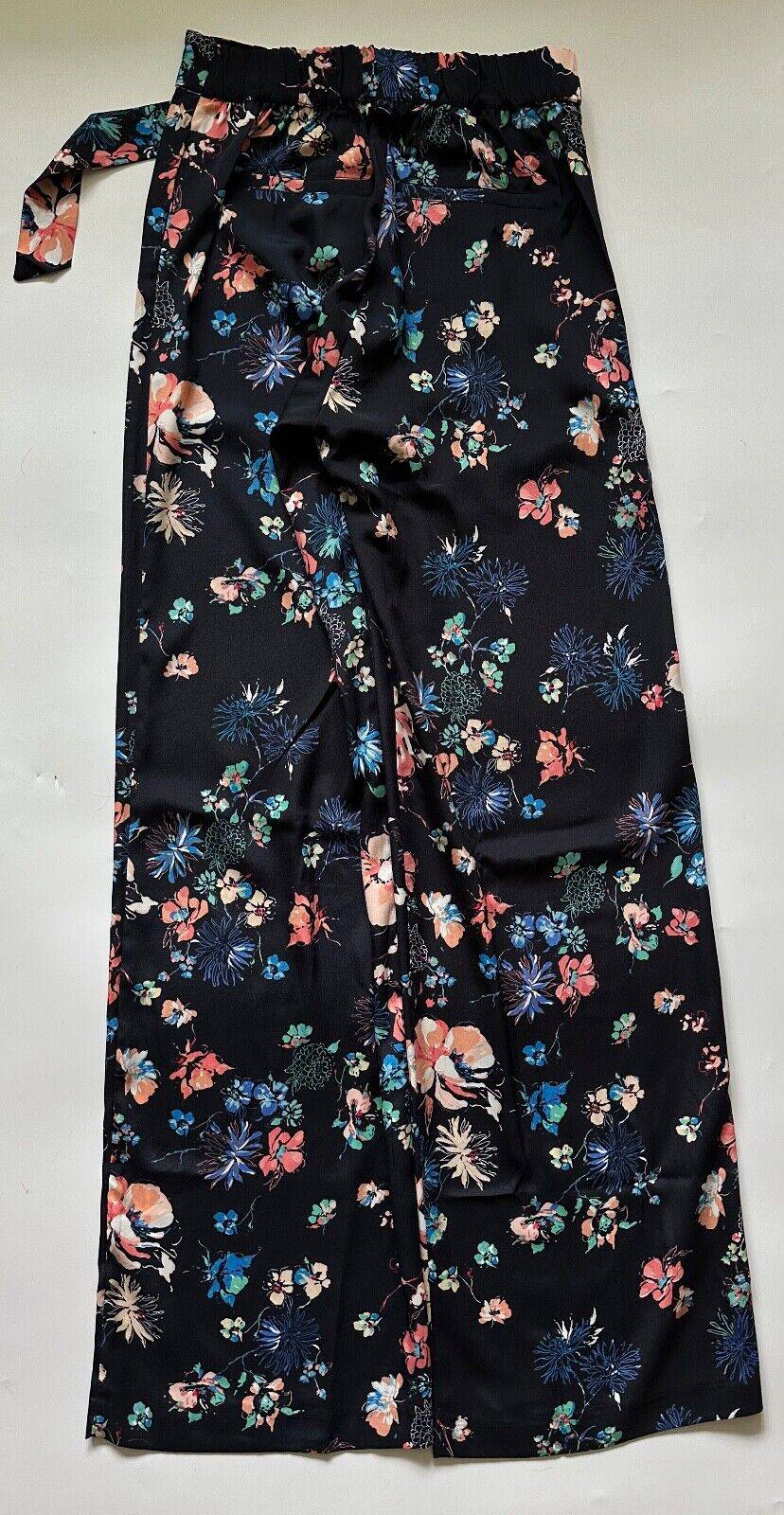 Stradivarius Floral Trousers Navy XS, S, M - BB Fashion Outlet