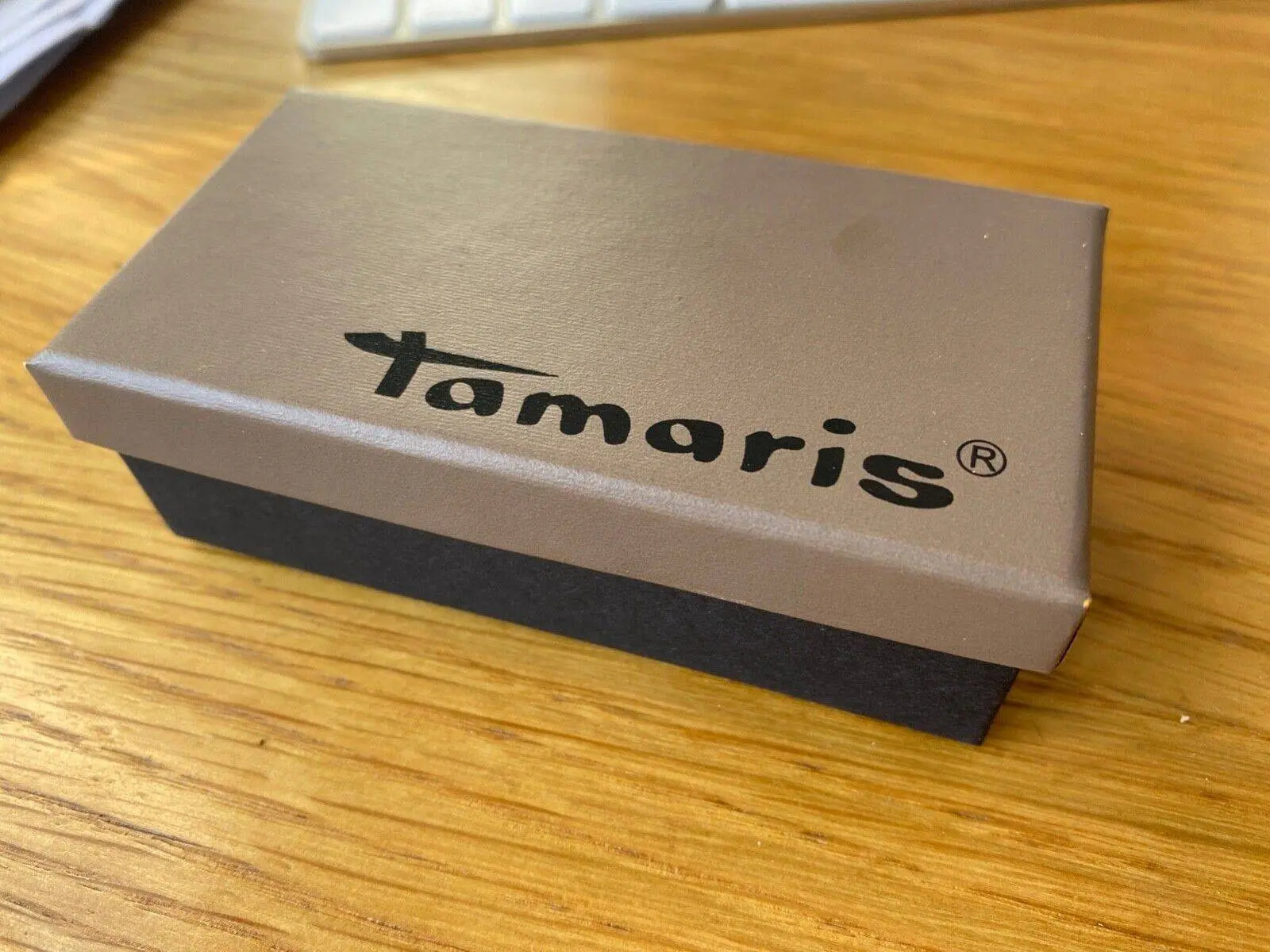 Tamaris Women's Ring Stainless Steel Glass Jane Brown Size 54 - - BB Fashion Outlet