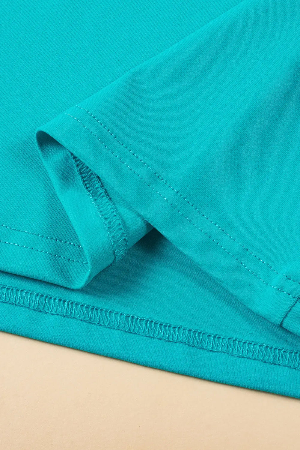 Turquoise Floral Crochet Short Sleeve Top - eAura