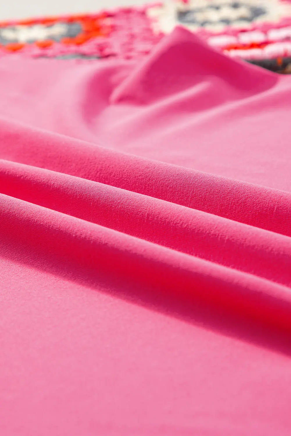 Turquoise Floral Crochet Short Sleeve Top - eAura