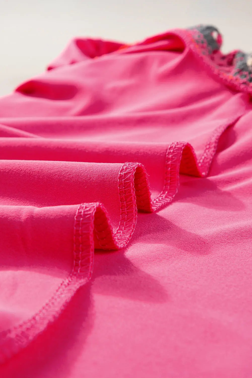 Turquoise Floral Crochet Short Sleeve Top - eAura