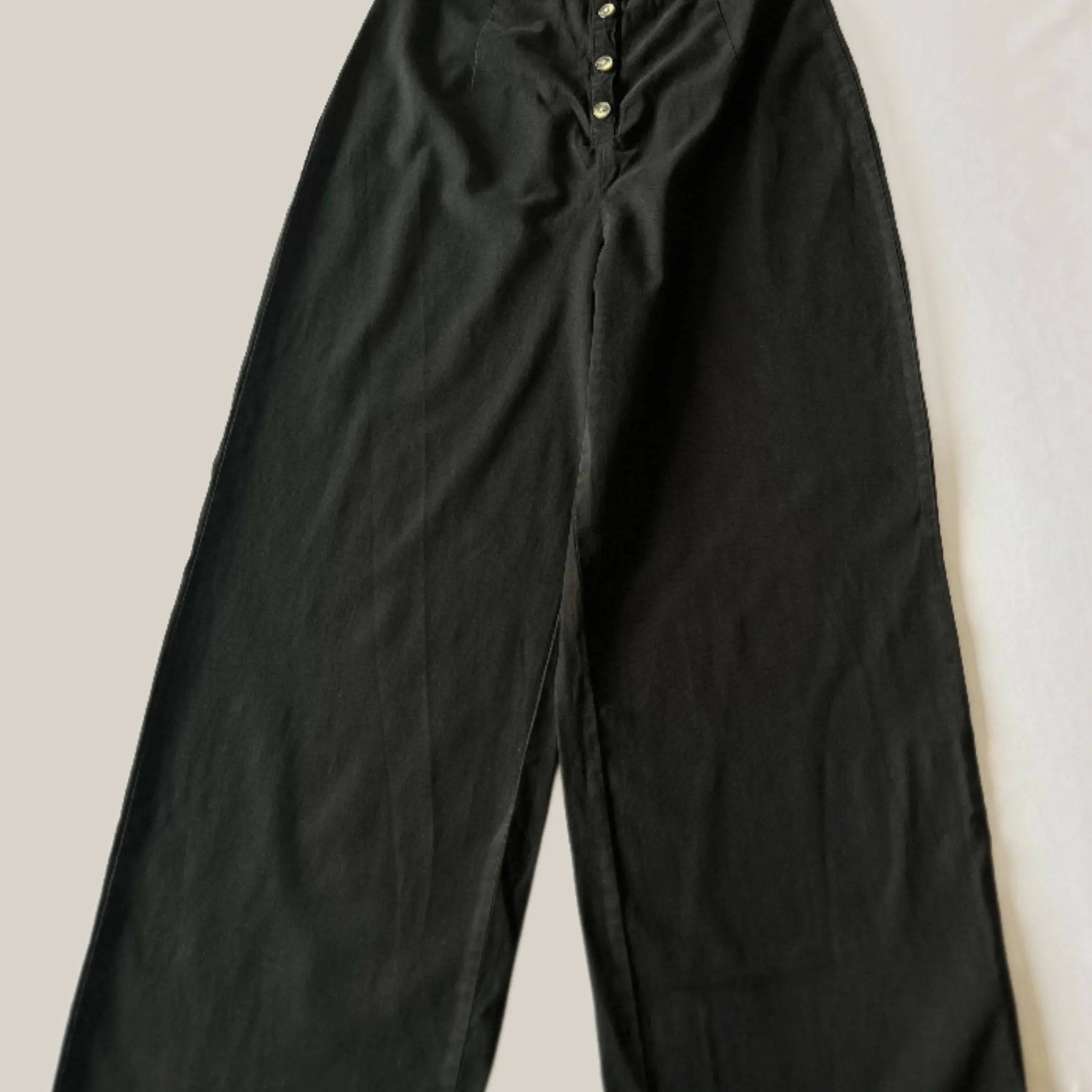 V by Very Black Cotton Jumpsuit 10, 12, 14, 16, 18 - BB Fashion Outlet