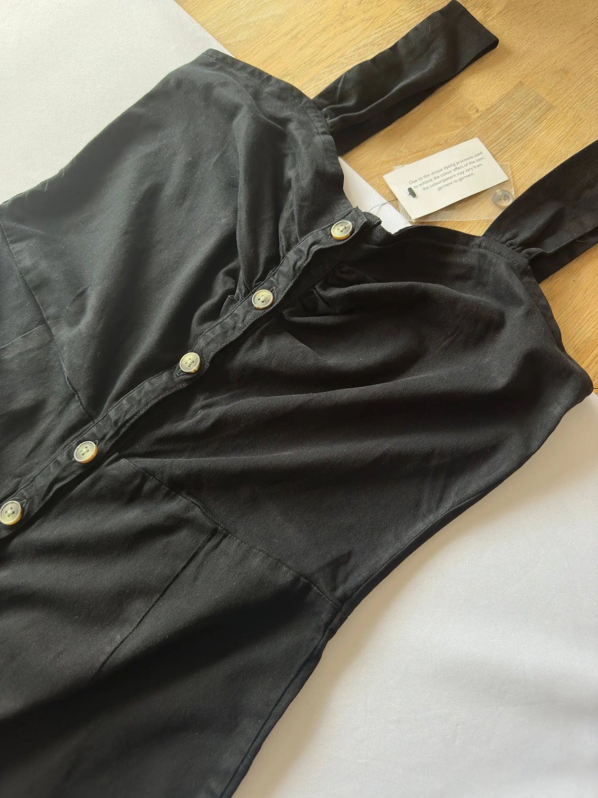 V by Very Black Cotton Jumpsuit 10, 12, 14, 16, 18 - BB Fashion Outlet