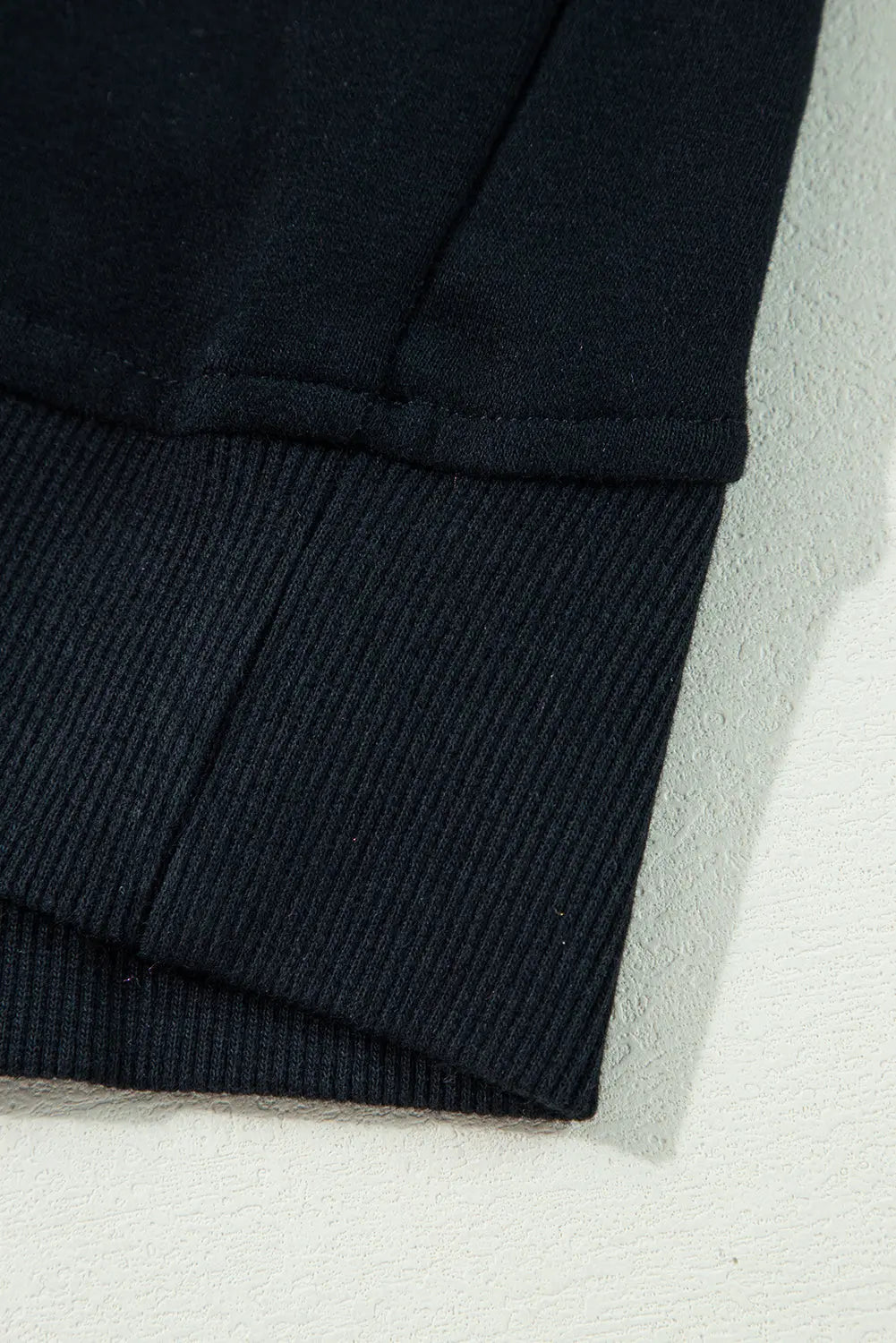 Valerian Quarter Zip Stand Neck Kangaroo Pocket Sweatshirt - eAura