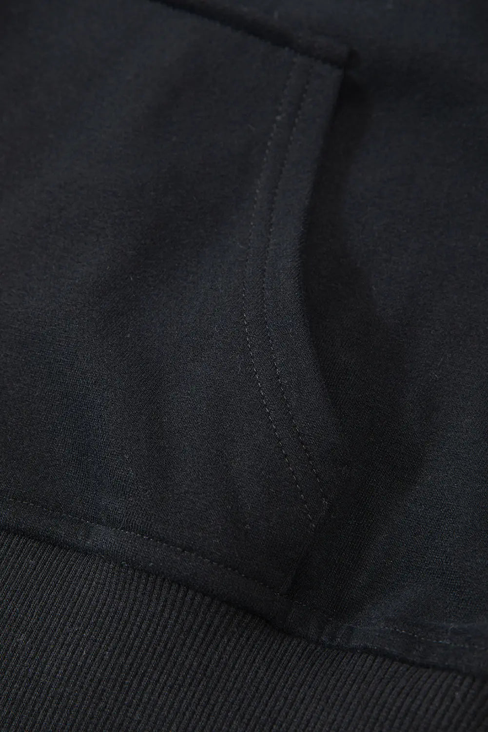 Valerian Quarter Zip Stand Neck Kangaroo Pocket Sweatshirt - eAura