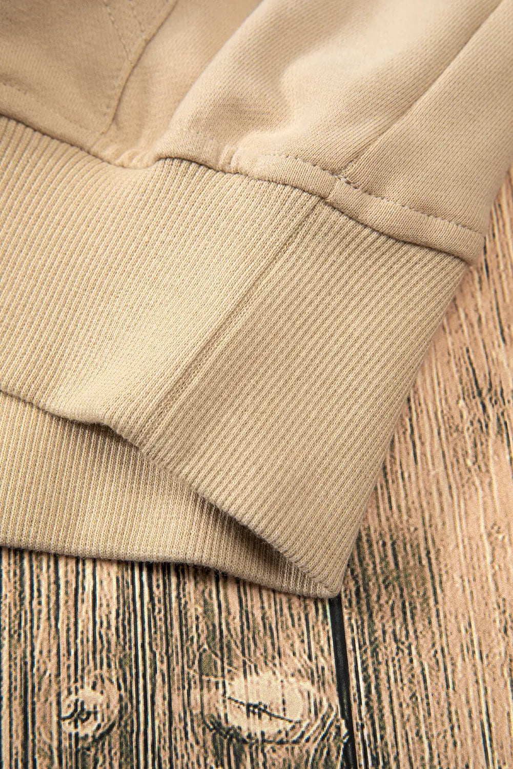 Valerian Quarter Zip Stand Neck Kangaroo Pocket Sweatshirt - eAura