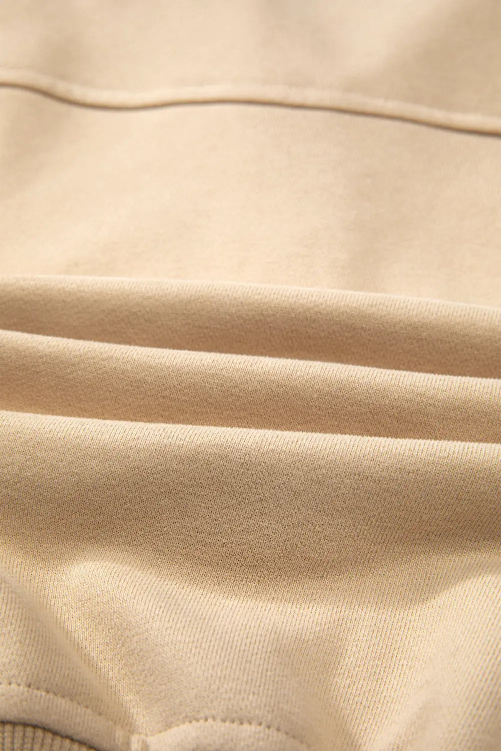 Valerian Quarter Zip Stand Neck Kangaroo Pocket Sweatshirt - eAura