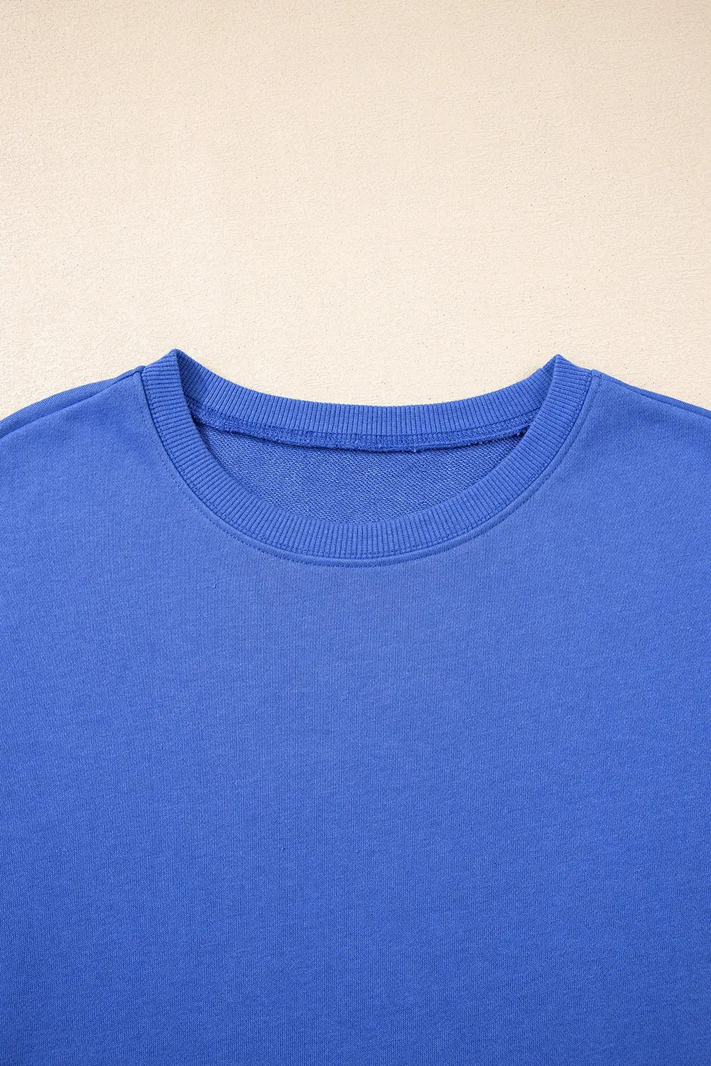 Varsity Contrast Banded Sleeve Shift Sweatshirt Dress - eAura