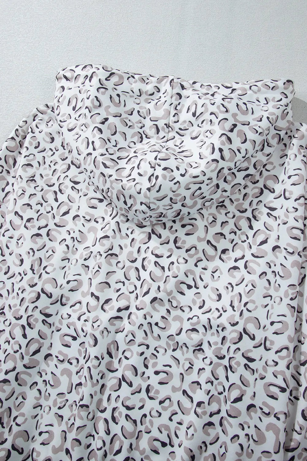 White Classic Leopard Hoodie and Shorts Set Beagle Boutique Fashion Outlet