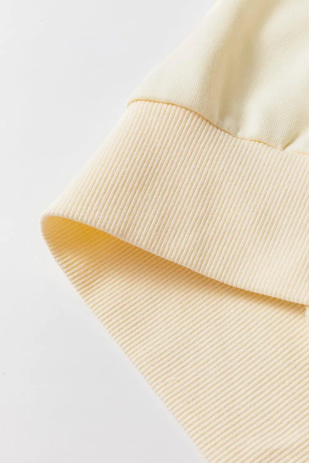 White Colorblock Patchwork Crewneck Drop Shoulder Sweatshirt - eAura