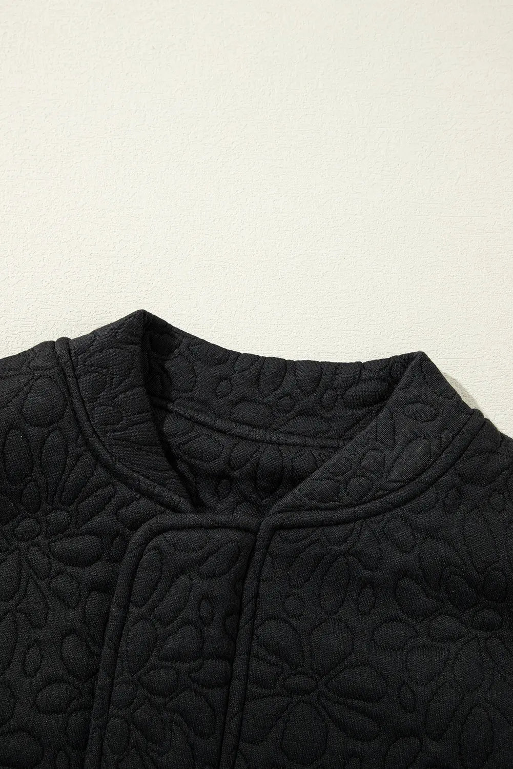White Floral Quilted Jacket Beagle Boutique Fashion Outlet