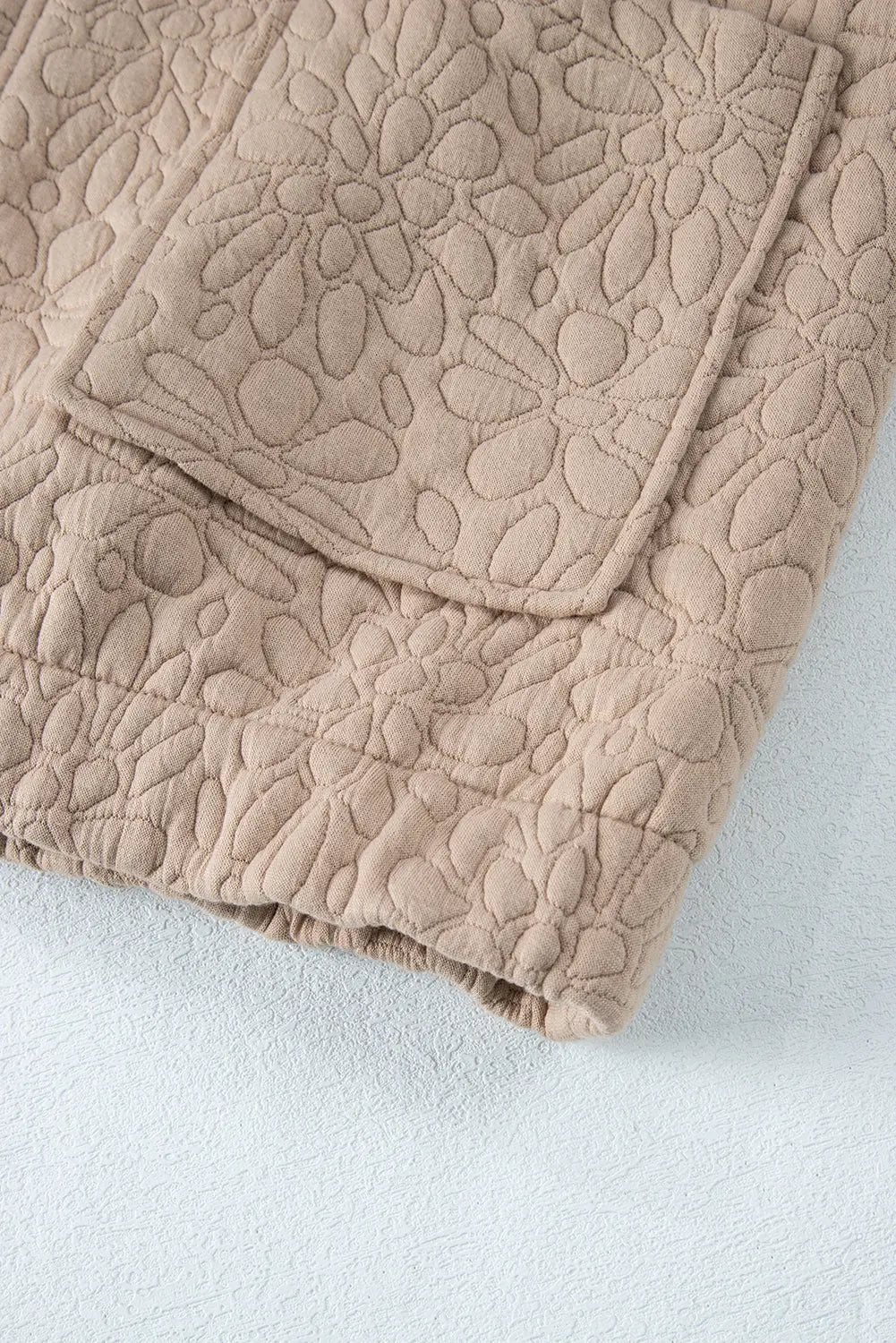 White Floral Quilted Jacket Beagle Boutique Fashion Outlet