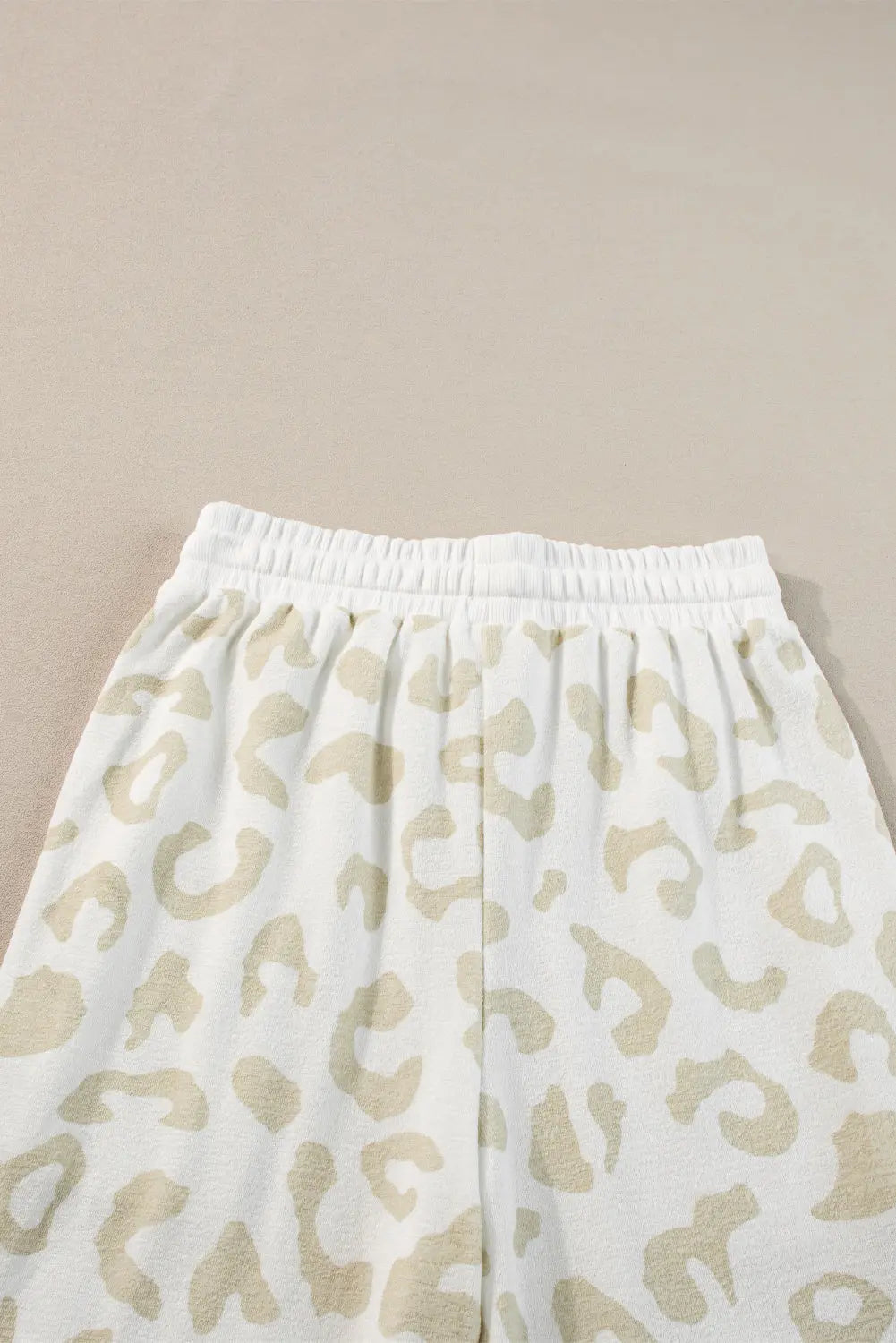 White Leopard Pullover and Drawstring Trousers Lounge Set eAura