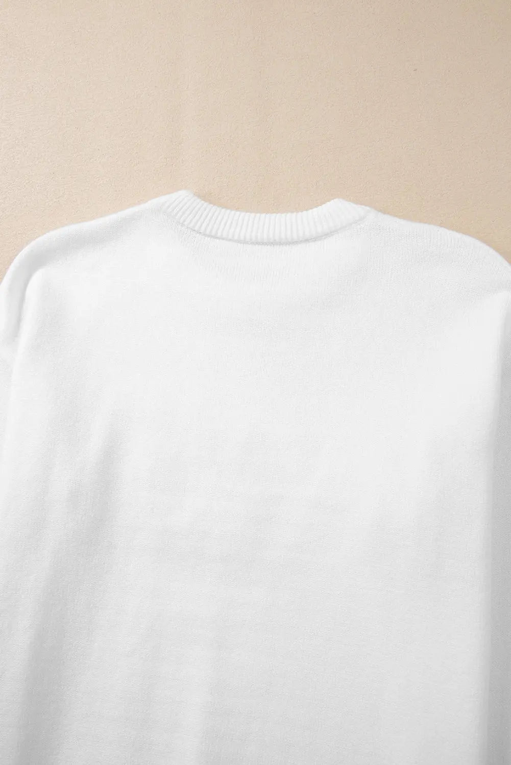 White Thankful Ivory Embroidered Sweater - BB Fashion Outlet