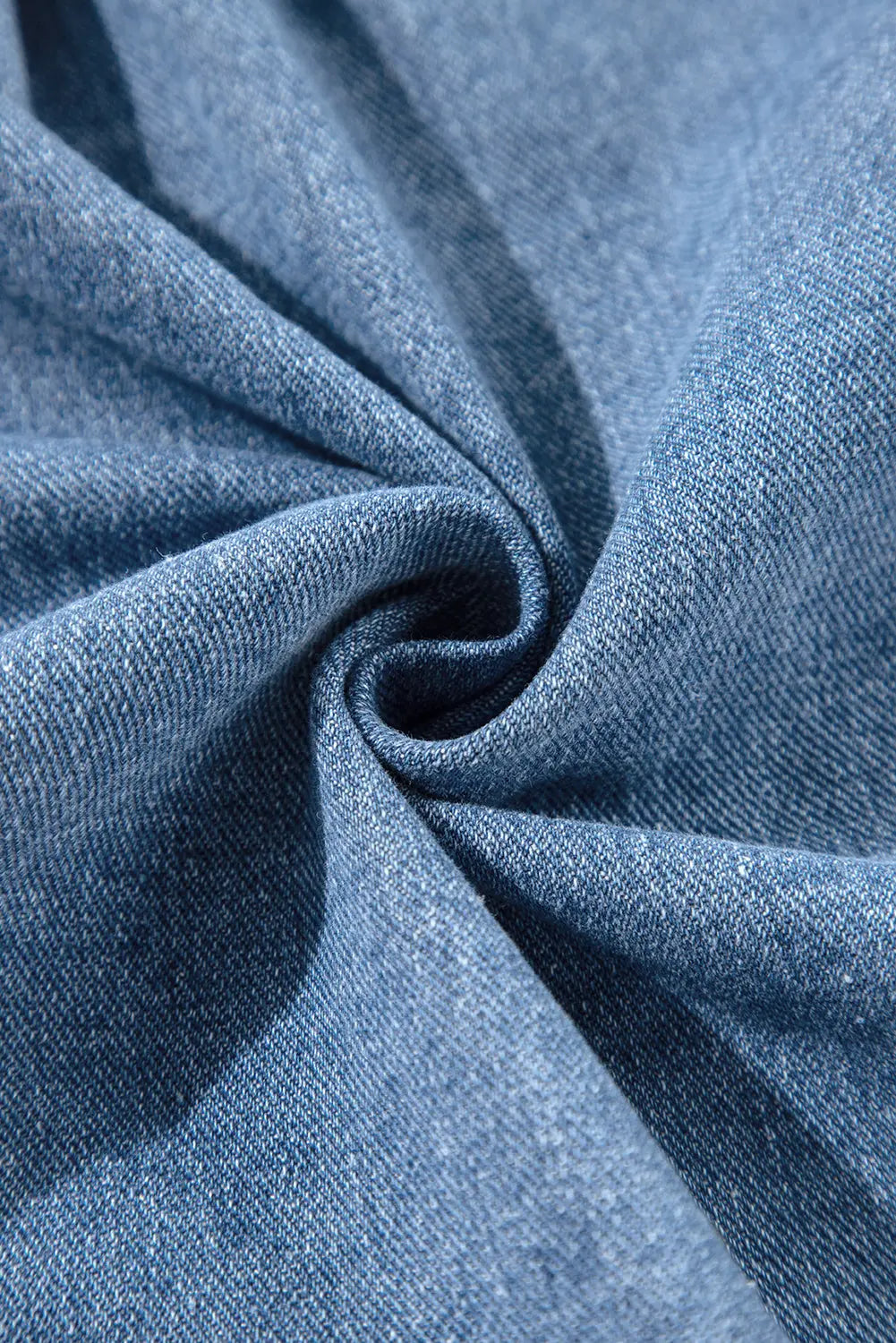 Wild Wind Washed Oversize Pocketed Denim Jacket - eAura