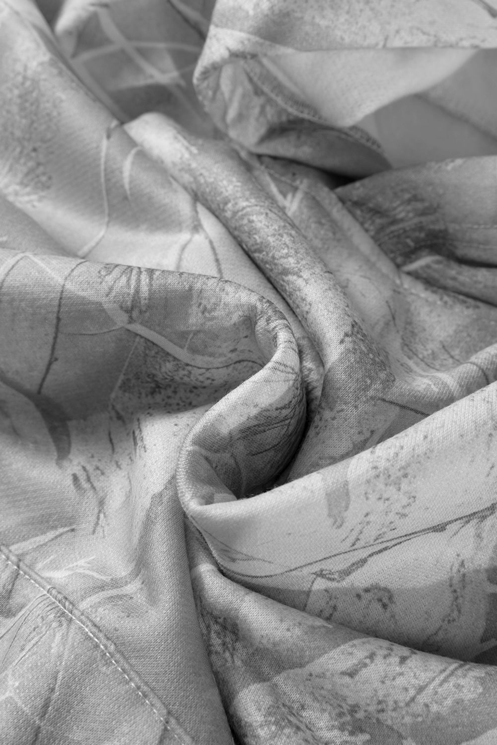 Camouflage Woodland Print Oversized Sporty Hoodie - eAura