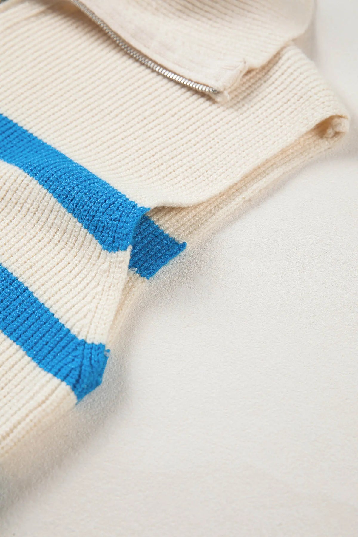 Ribbed Half Zip Collared Sweater Vest – Chicory Coffee