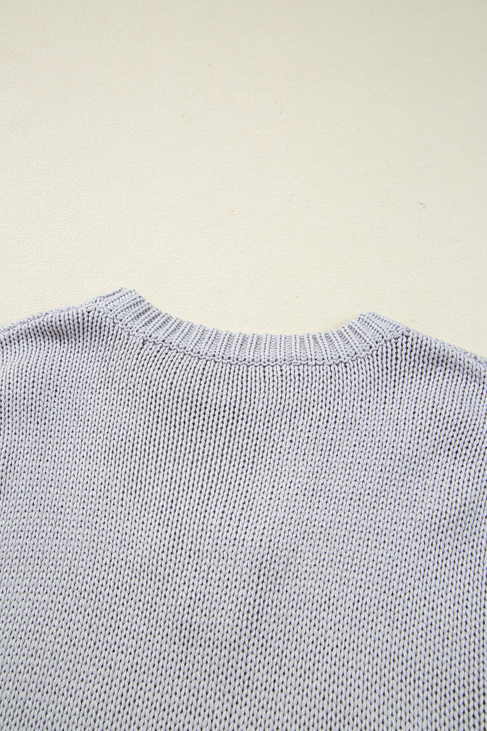 Bowknot Applique Cap Knit Sleeve Sweater eAura
