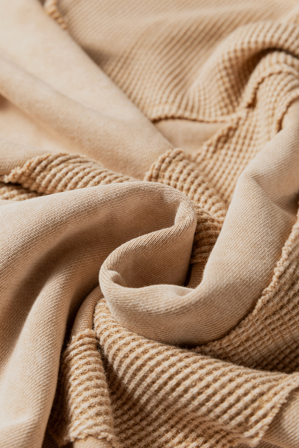 Mineral Wash Big Bow Patchwork Pullover Sweatshirt - eAura