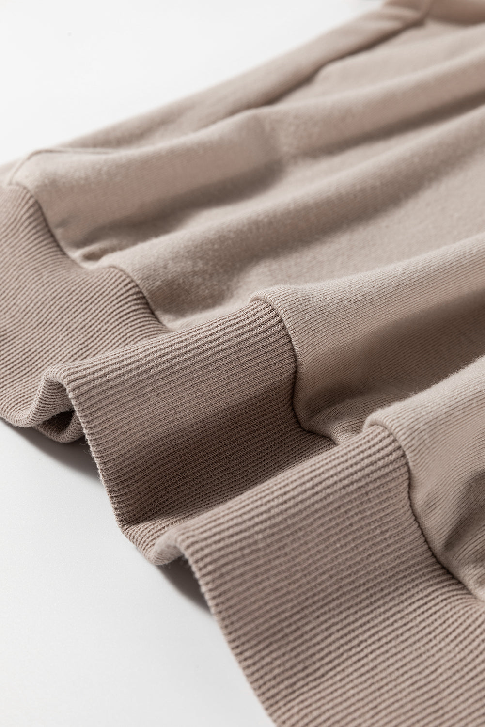 Goat Half Lantern Sleeve Solid Colour Pullover Top eAura