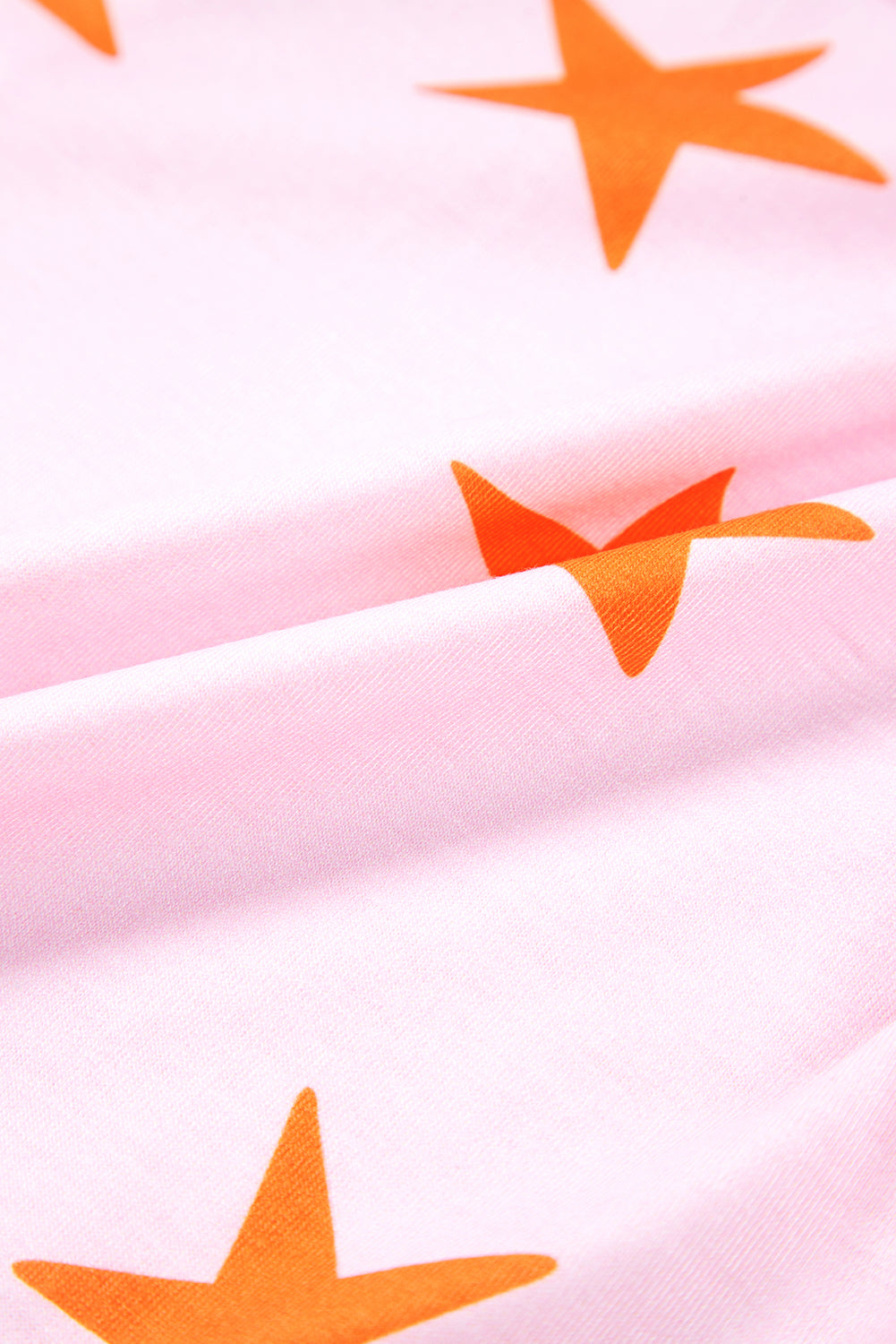 Pink Stars Short Sleeve Shirt and Shorts Bamboo Pyjama Set eAura