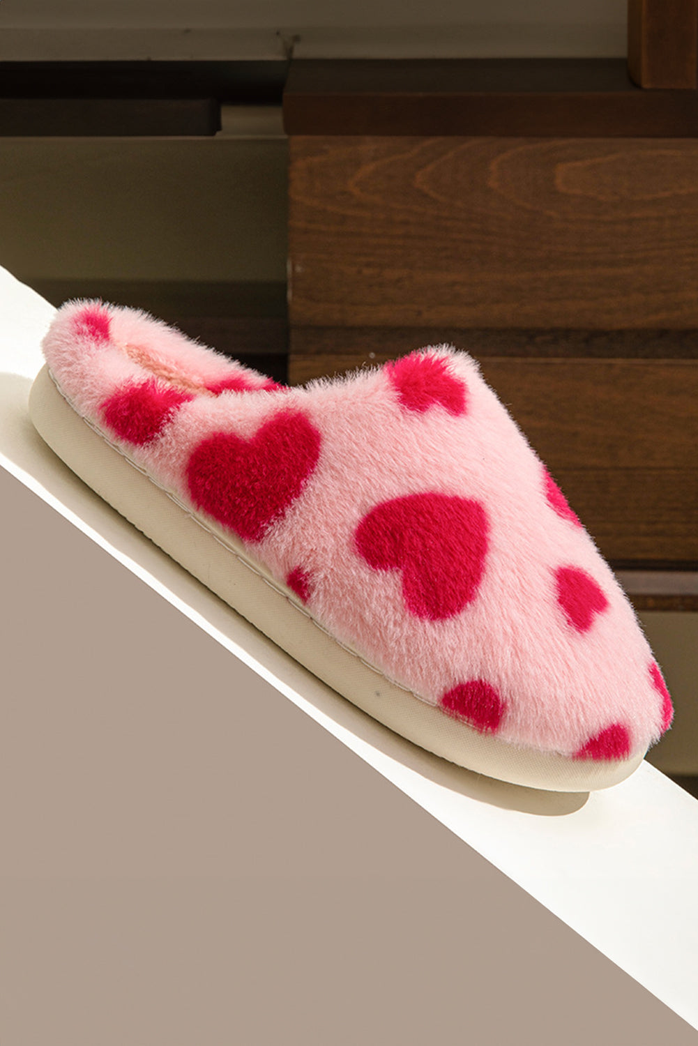 Red Heart Shape Slippers - eAura