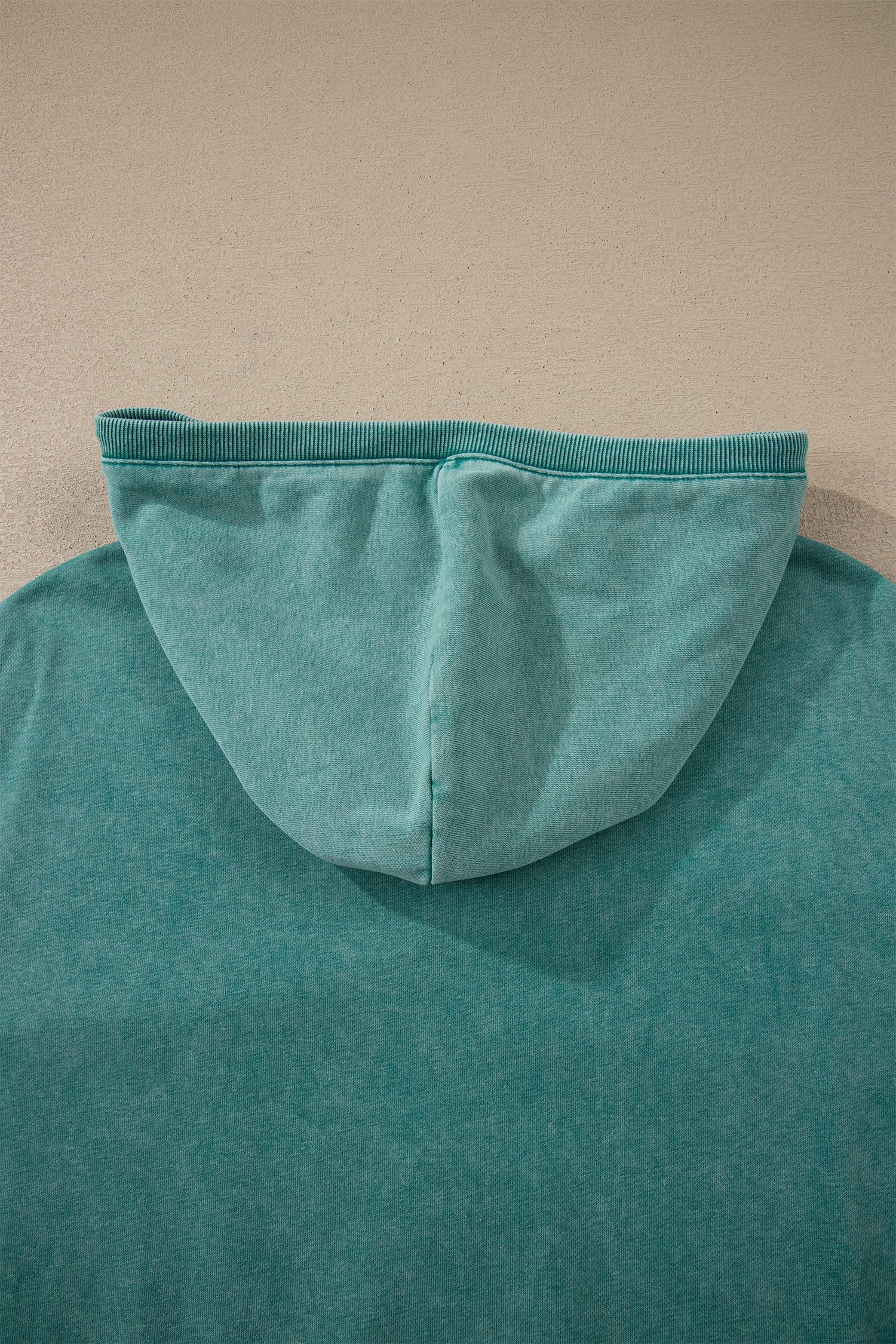 Half Zip Kangaroo Pocket Mineral Wash Baggy Hoodie - Tops/Sweatshirts & Hoodies