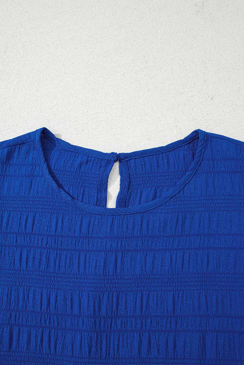 Textured Flutter Sleeve Ruffled Mini Dress eAura