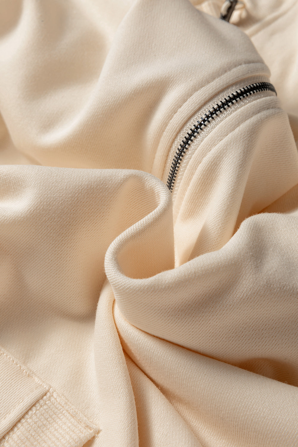 Checkered Kangaroo Pocket Half Zip Hoodie - eAura