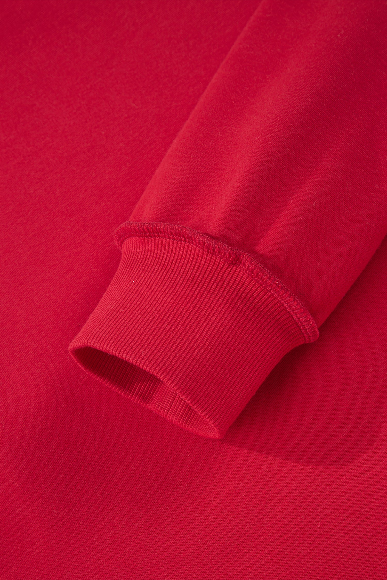 Carrot Oversize Drop Shoulder Reversible Mock Neck Sweatshirt – Orange