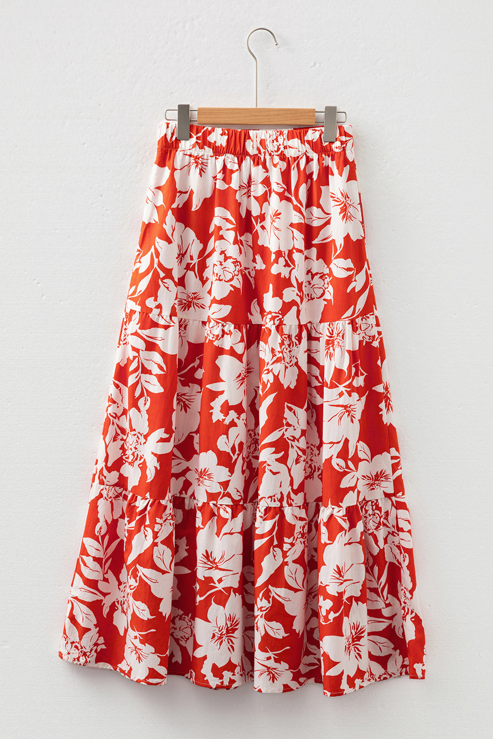 High Split Floral Western Cowgirl Maxi Skirt - eAura