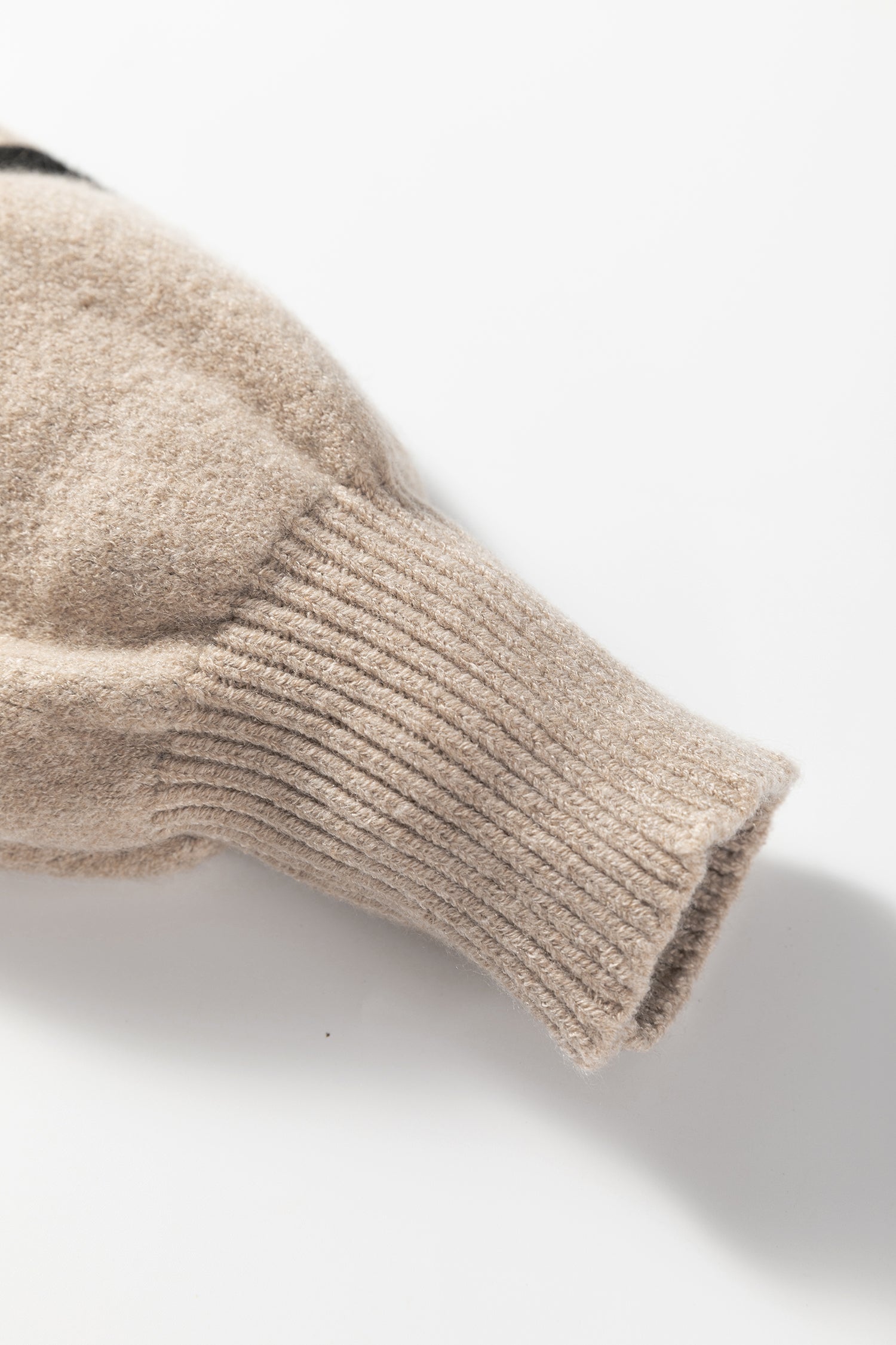 Leopard Striped Detail Drop Shoulder Sweater - eAura