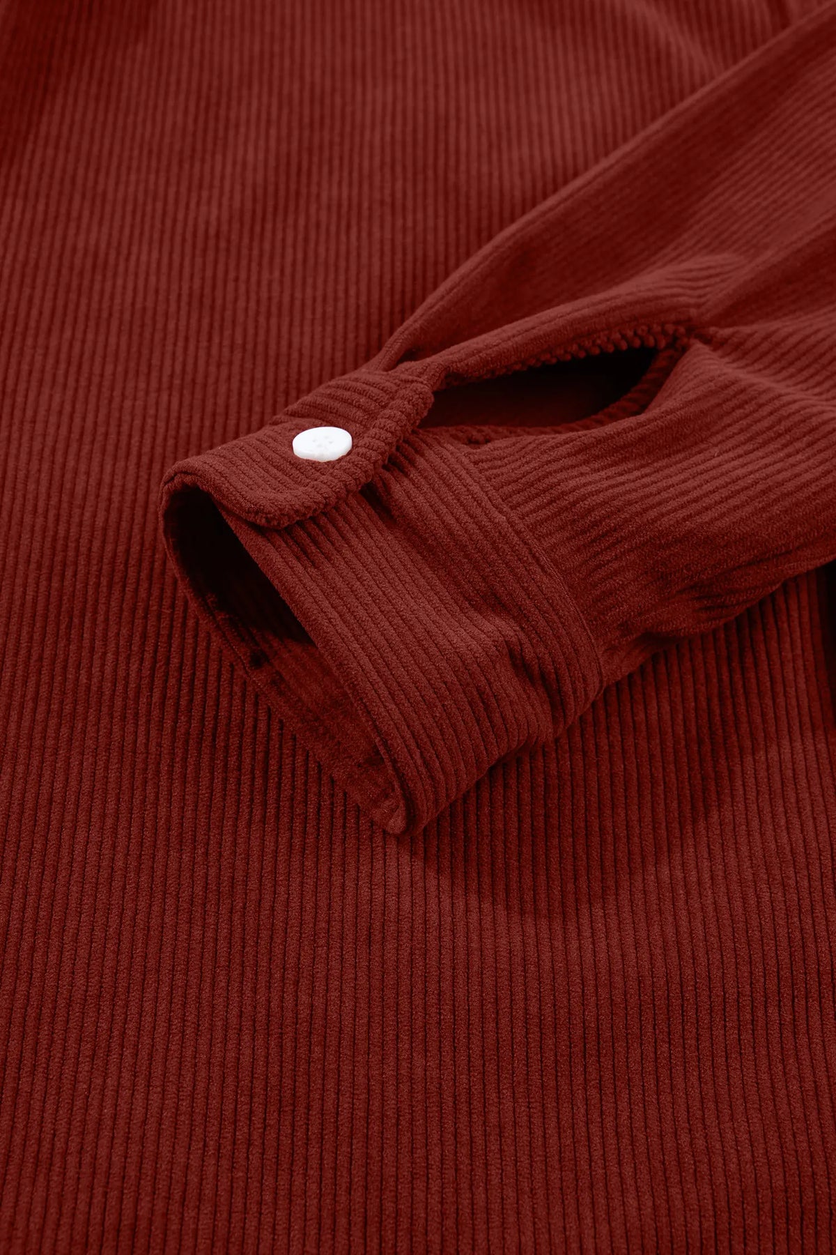 Long Sleeve Ribbed Shirt — Adjustable Cuff