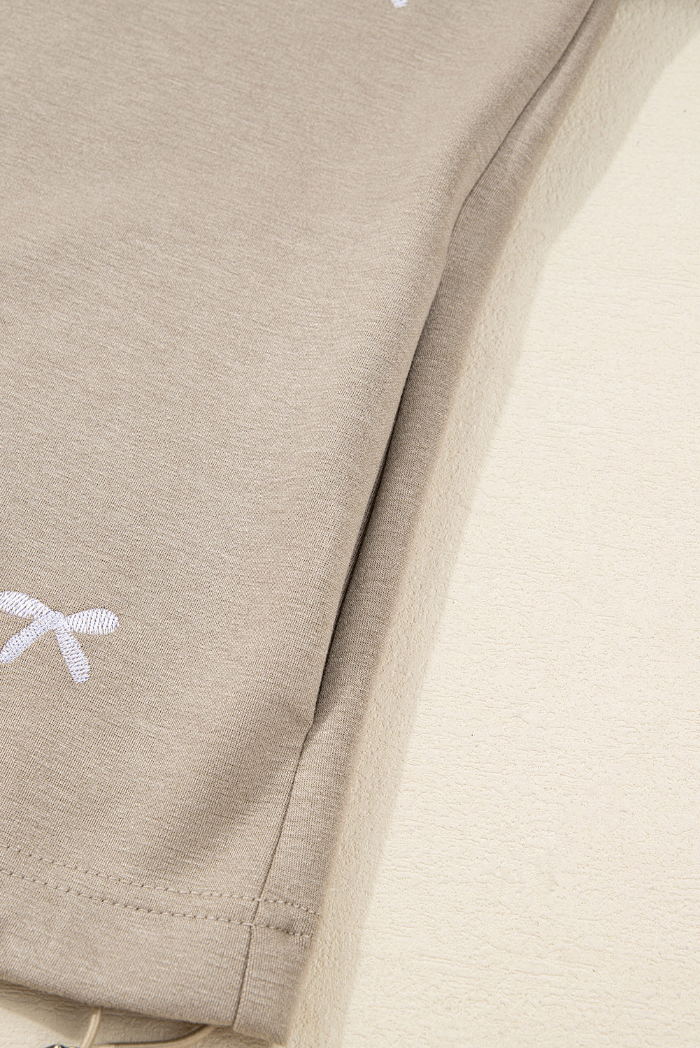 Goat Contrast Bow Embroidered Zip Up Jacket Hoodie Dear-Lover Dropshipping