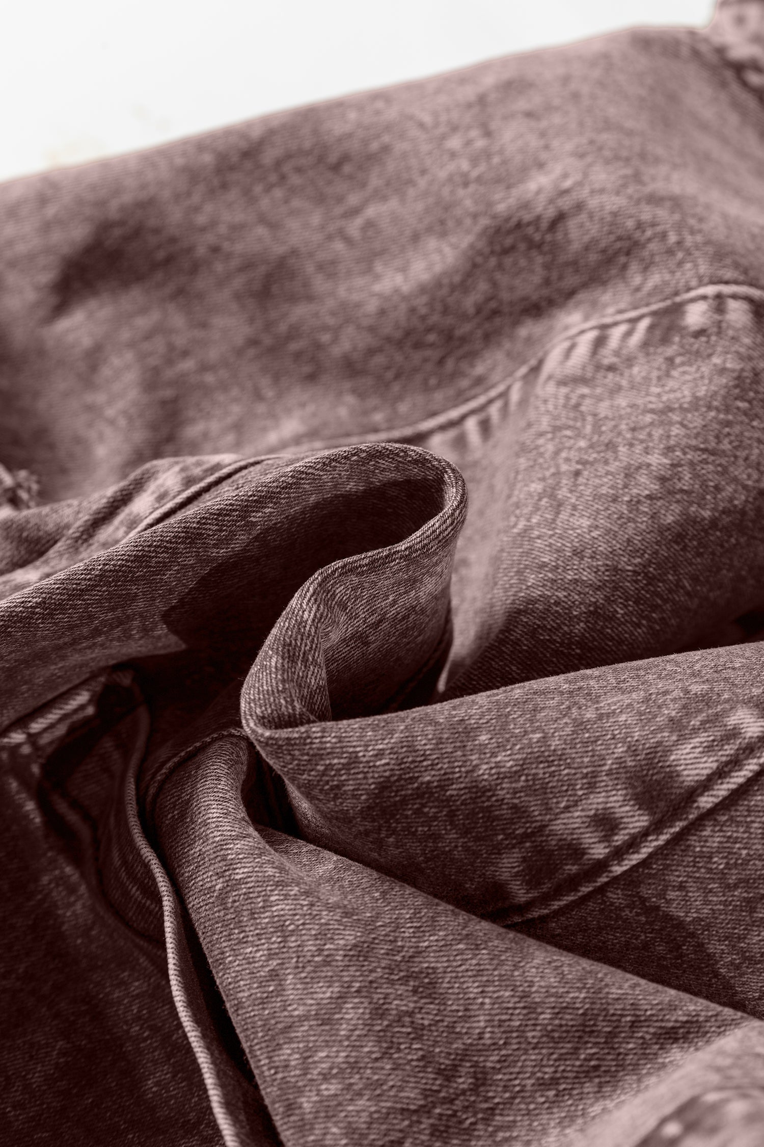 Washed Denim V-Neck Suspender Mini Dress - eAura