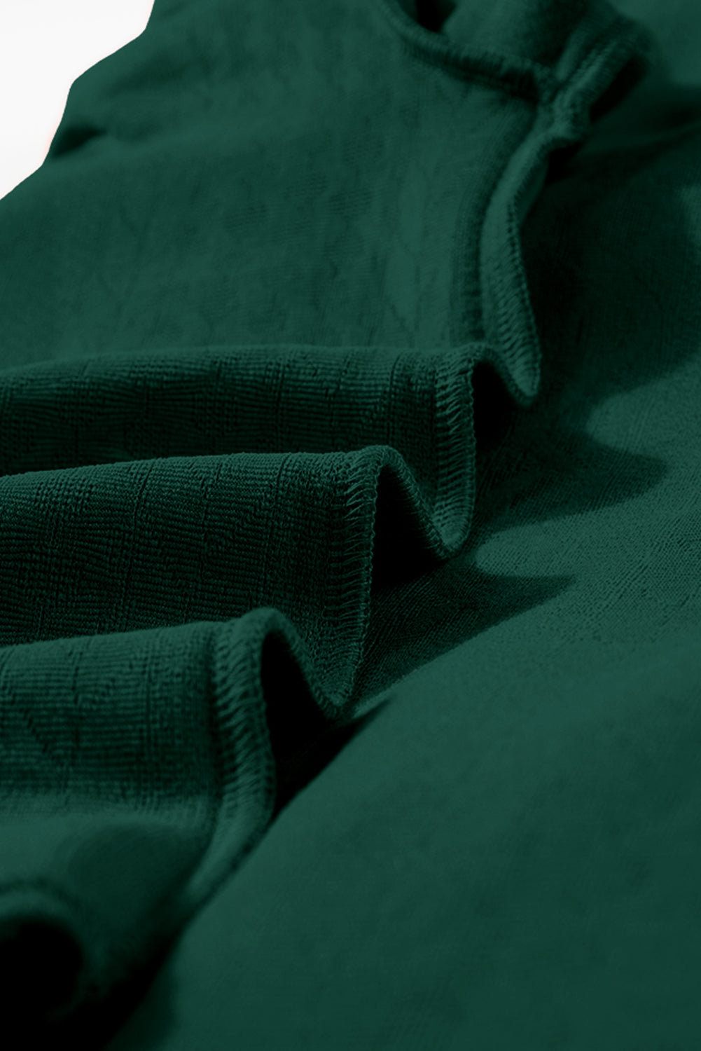 Cable Texture Puff Sleeve Loose Shacket - eAura