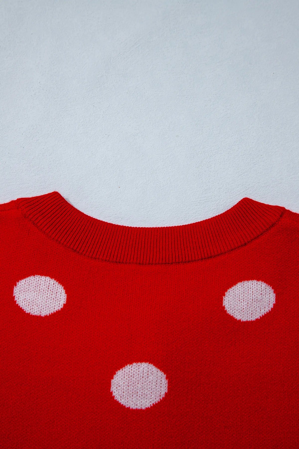 Casual Polka Dot Button Front Long Sleeve Sweater Cardigan