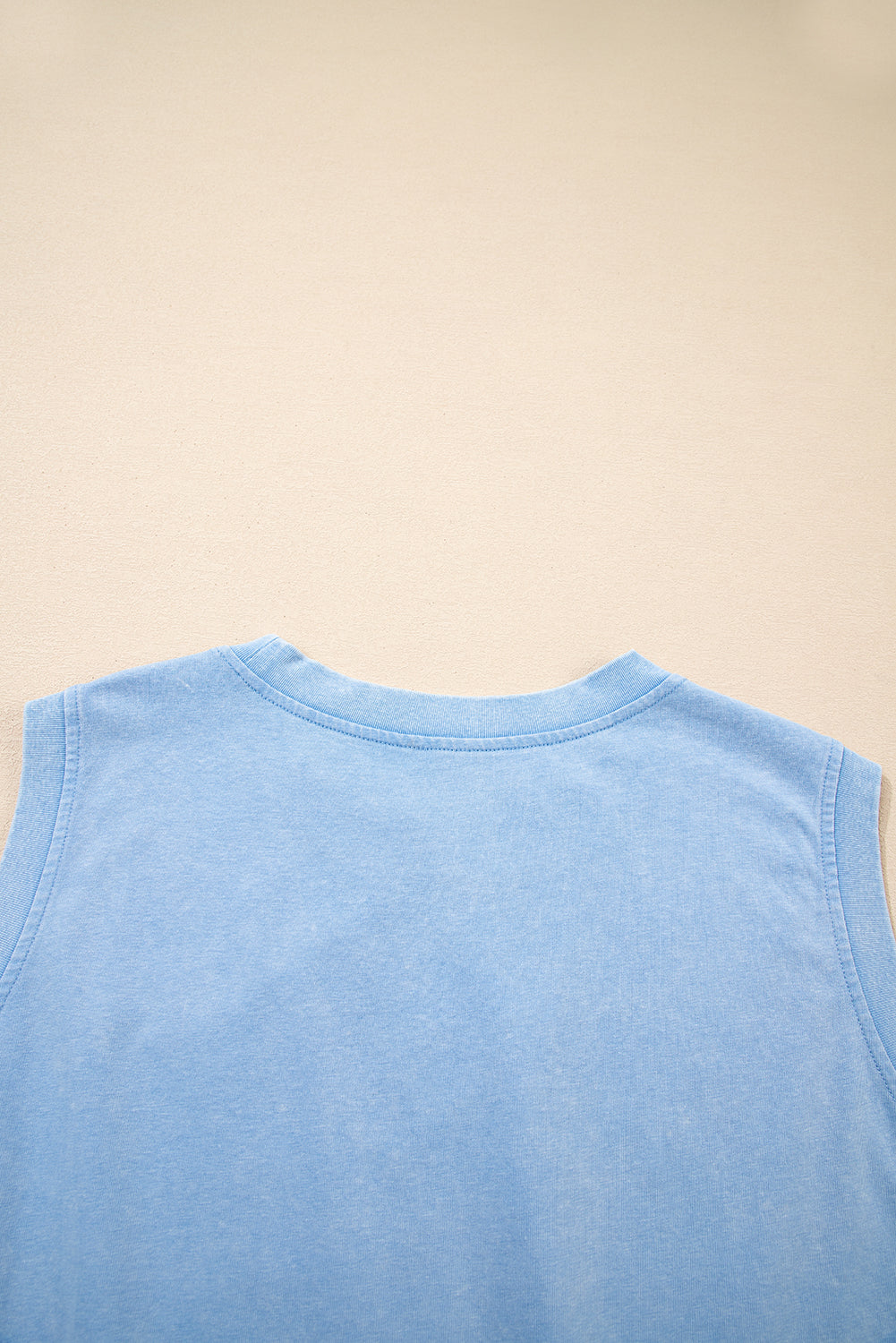 Skort Co-ord Set Mineral Wash Cotton Tank Top Lined Split Skirt - eAura