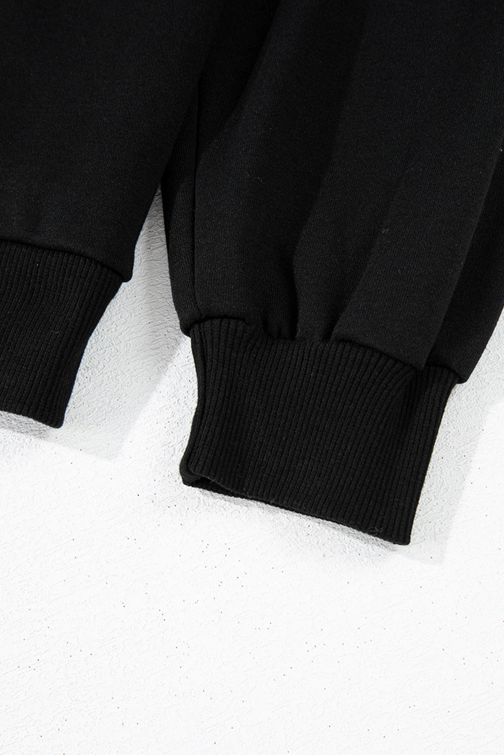 Black Leopard Print Colourblock Raglan Sleeve Sweatshirt - eAura