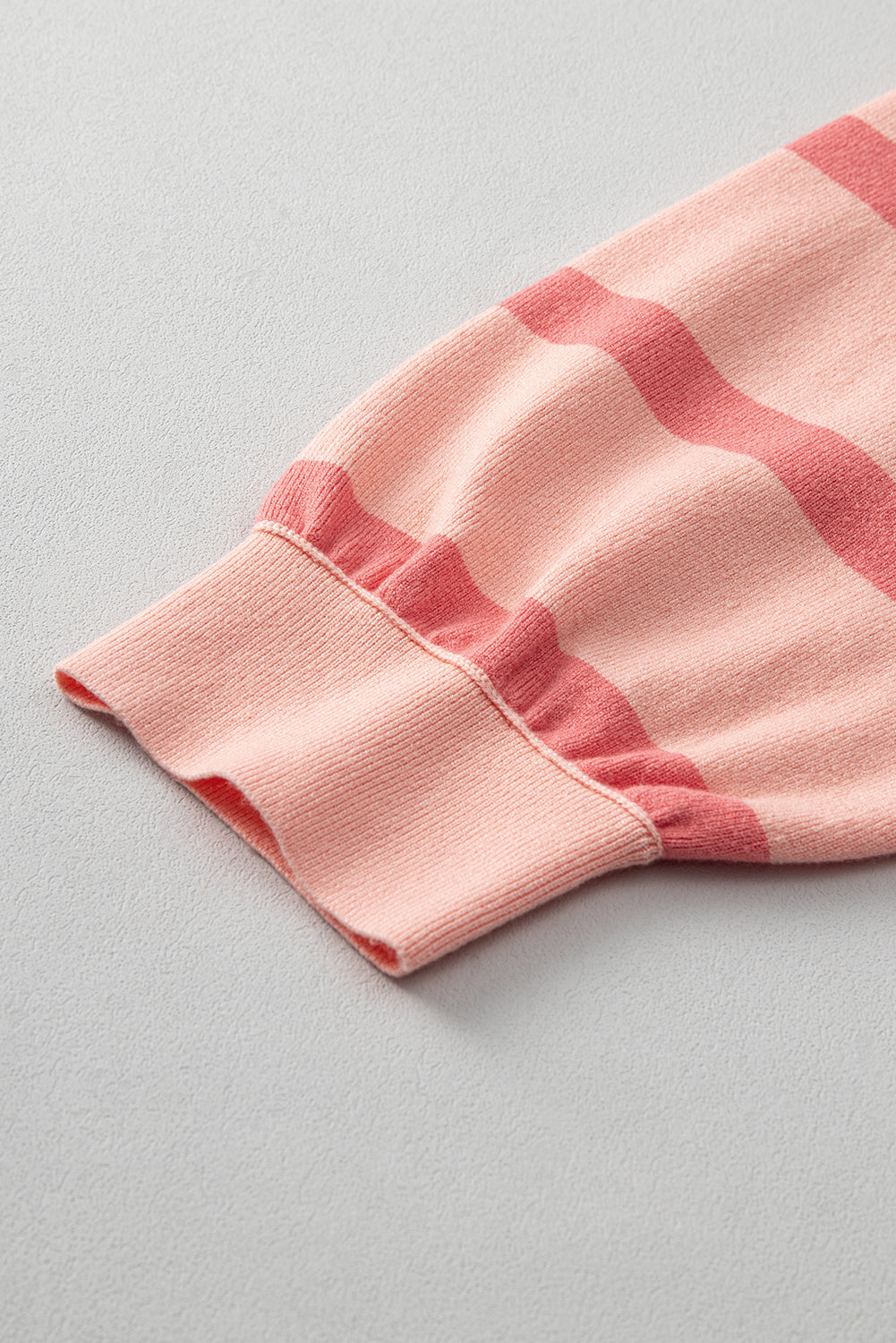 Pink Stripe Colourblock Oversized Sweater eAura