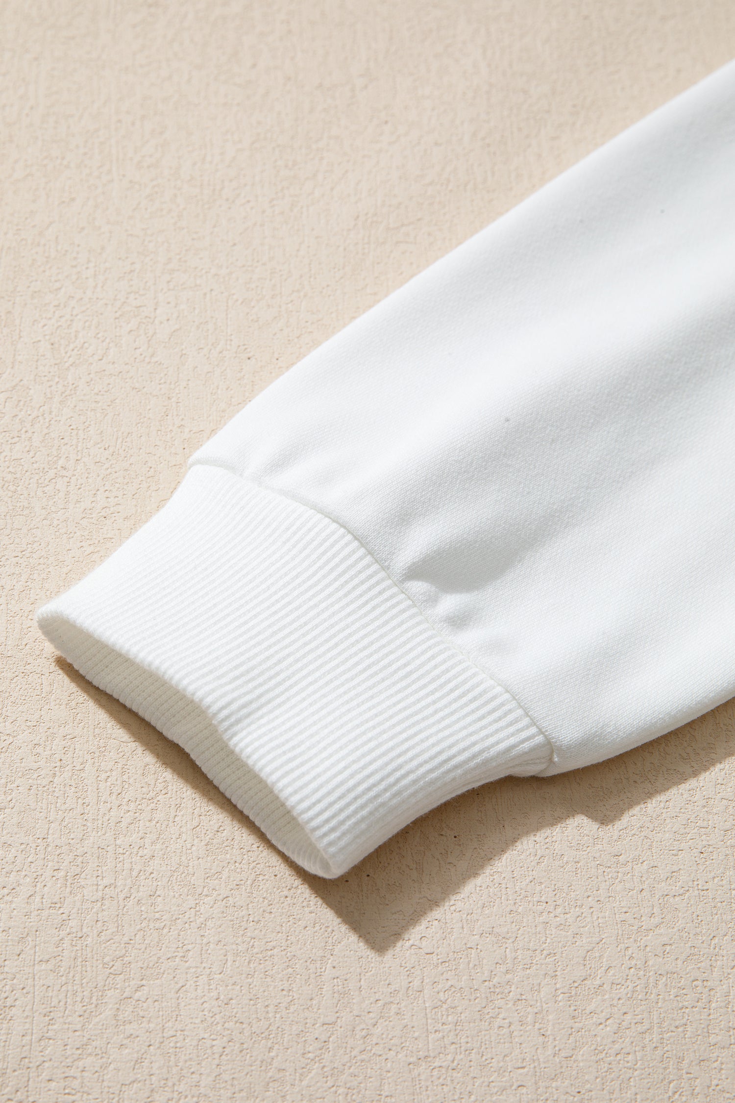 Pearl Plaid Christmas Tree Patched Drop Shoulder Sweatshirt - eAura