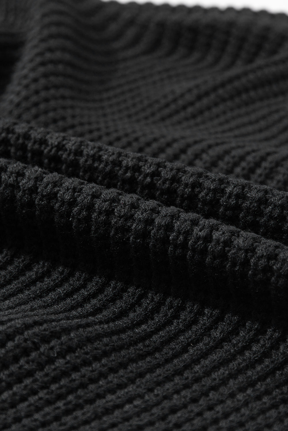 Parchment Cable Knit Sleeve Drop Shoulder Sweater eAura