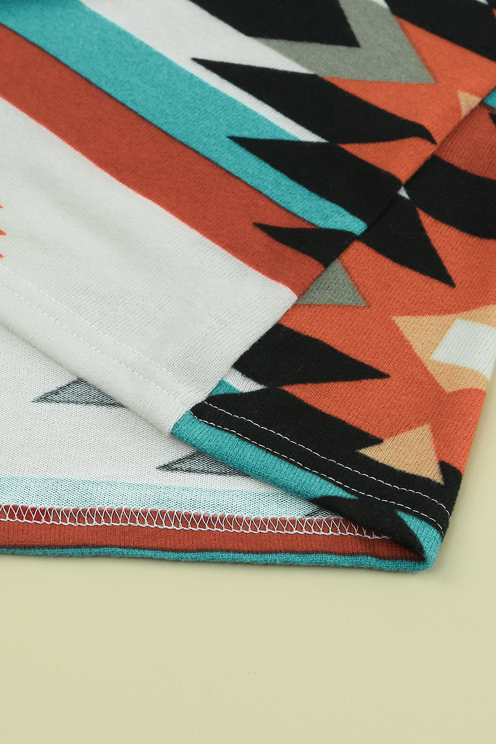 MultiColour Geometric Colour Block Open Front Long Cardigan - eAura