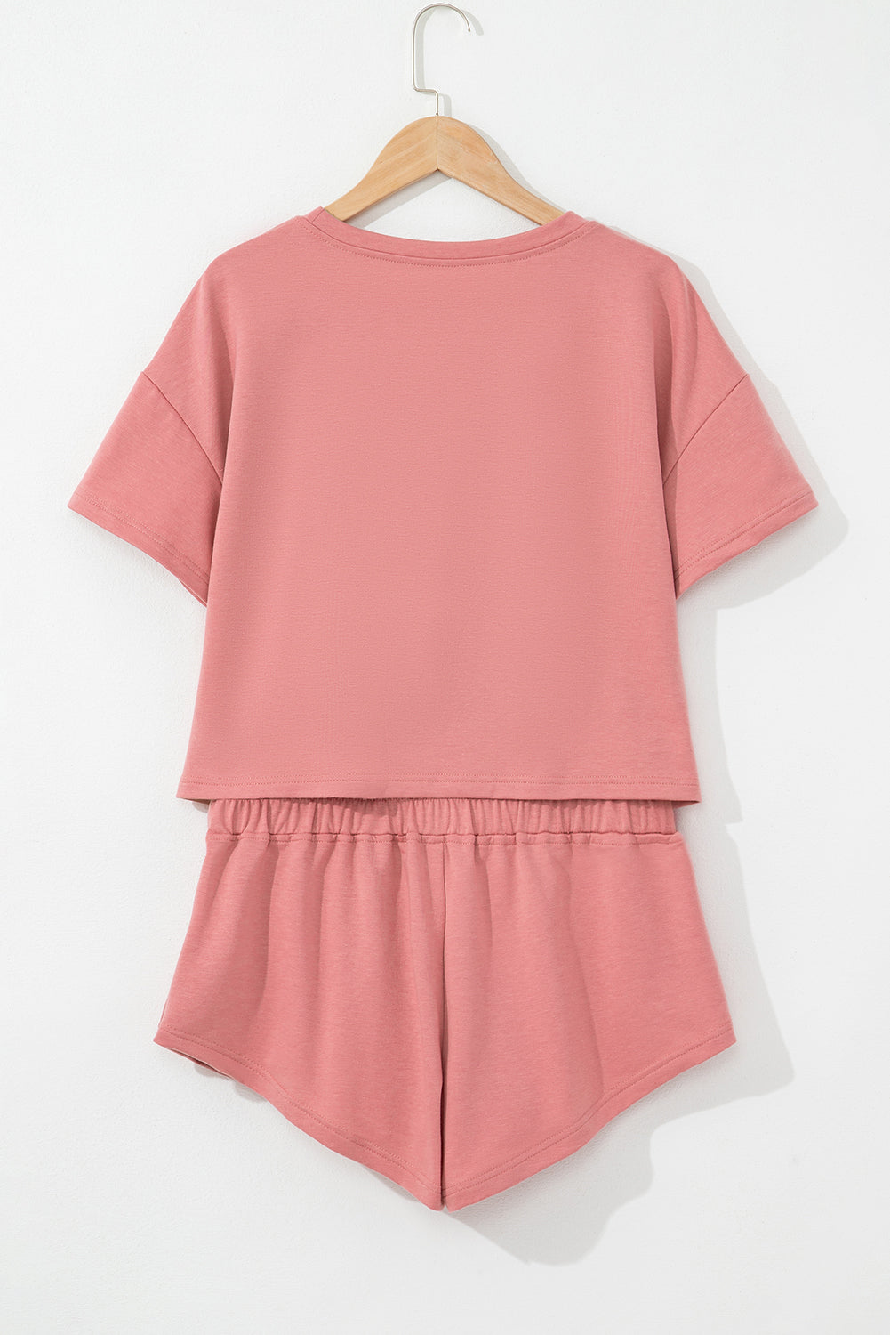 Blossom 2pcs Cropped Tee and Ruffle High Waist Skort Set eAura
