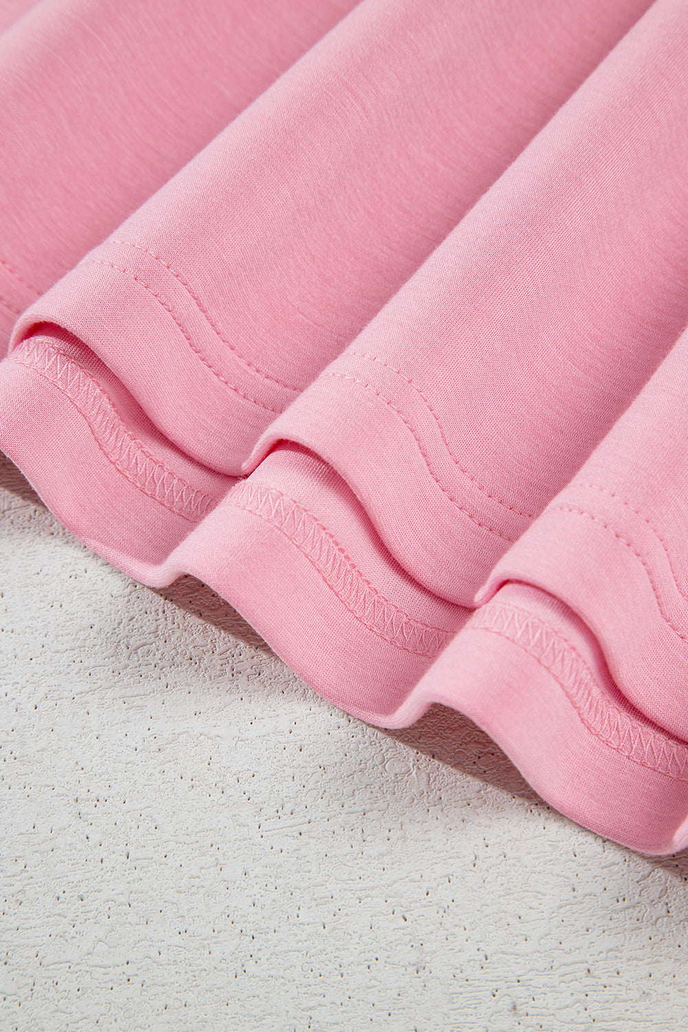 Pink Bow Applique Half Sleeve T-shirt - eAura