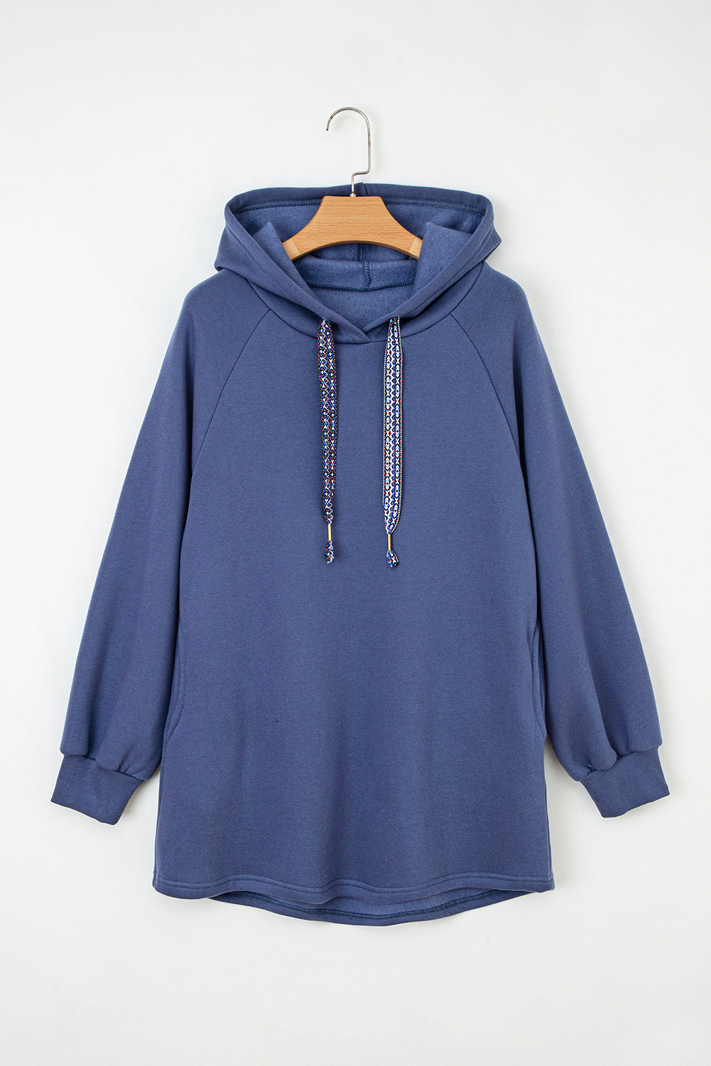 Fleece Lined Adjustable Longline Hoodie eAura